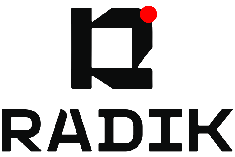 Logotipo Radik version negro